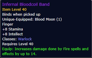 Infernal Bloodcoil Band wow sod phase 2